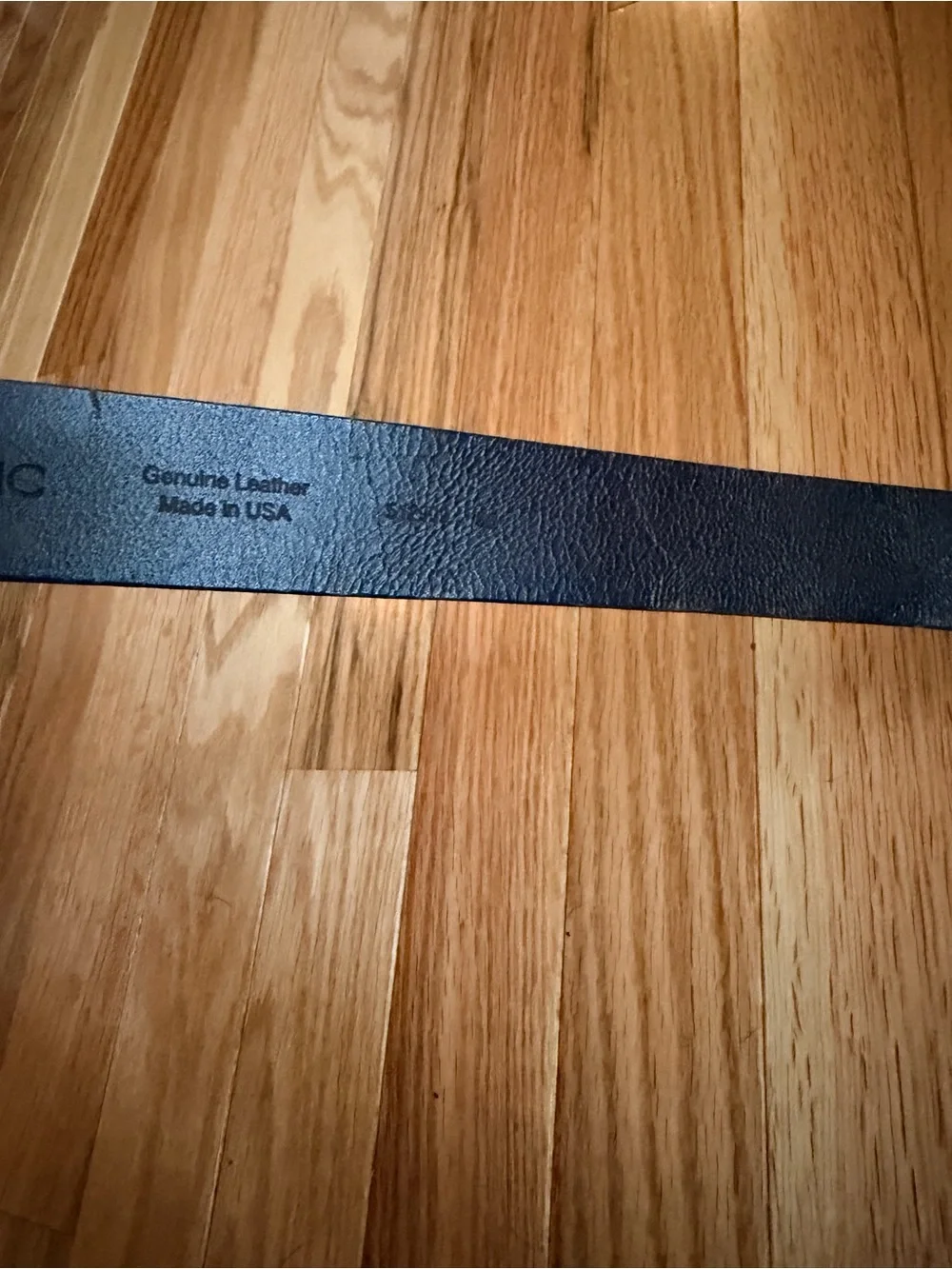 Genuine leather belt